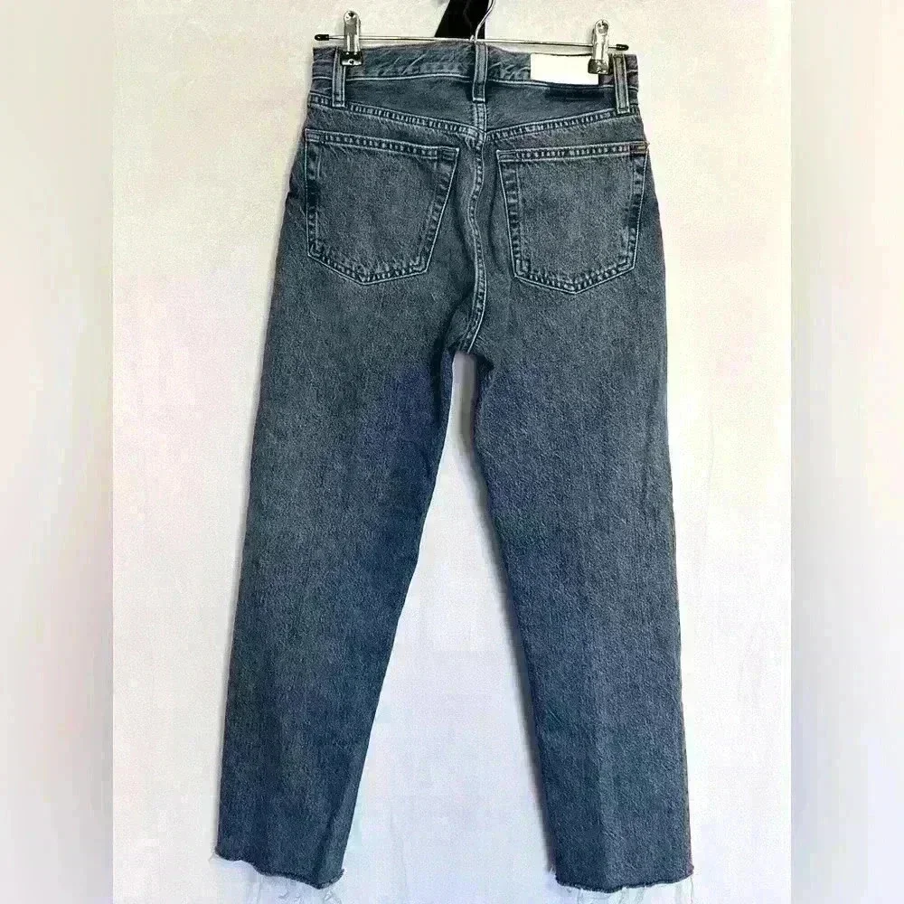 RE/DONE 70’s Stovepipe Button Fly Straight Leg Jeans Size 27 - Picture 3 of 9